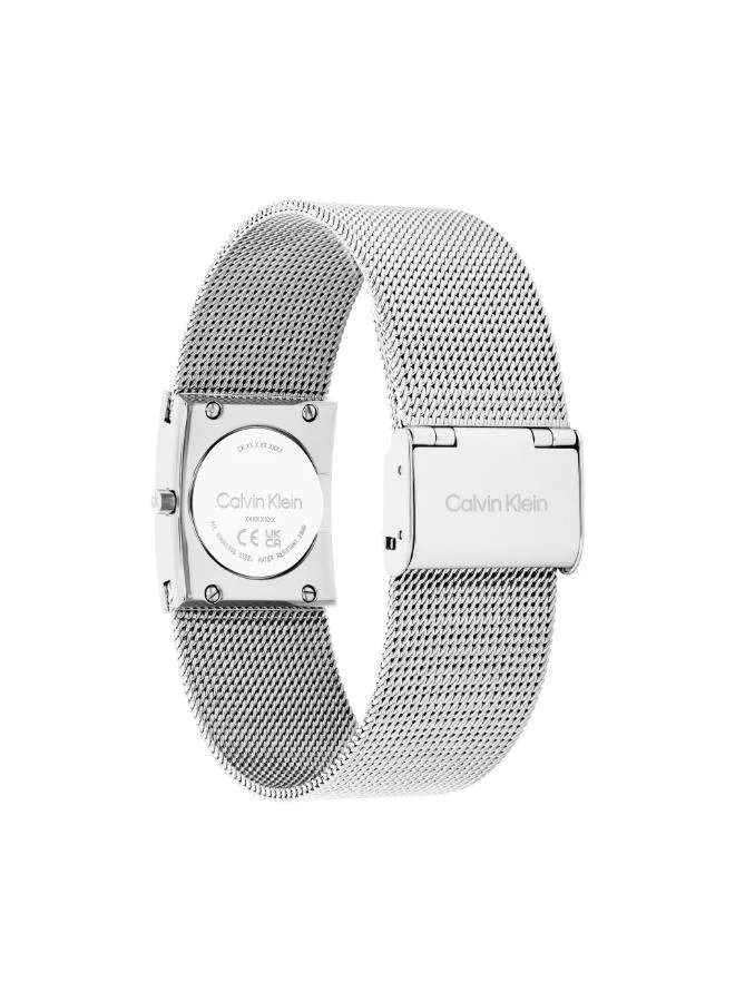 CALVIN KLEIN Quartz Analog Watch Stainless Steel Mesh Bracelet